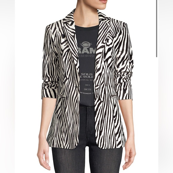 Frame Denim Jackets & Coats Frame Zebra Blazer Poshmark